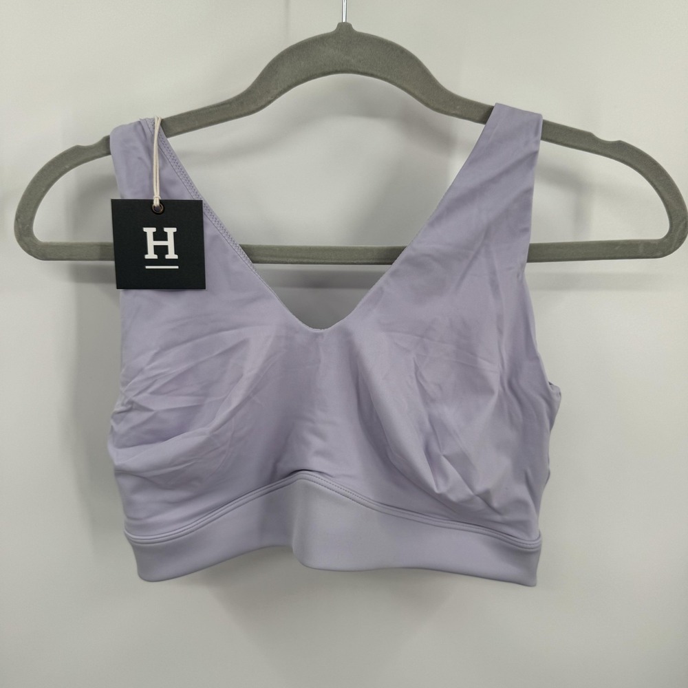 Harper Wilde Womens Bliss Bralette 2XL Amethyst Purple Seamless Wireless Comfort